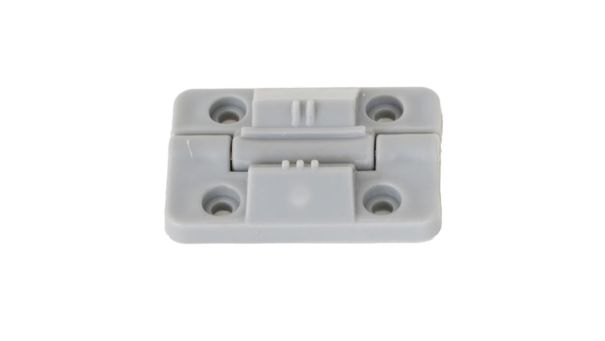 Fulmar Hinges, Gray Plastic