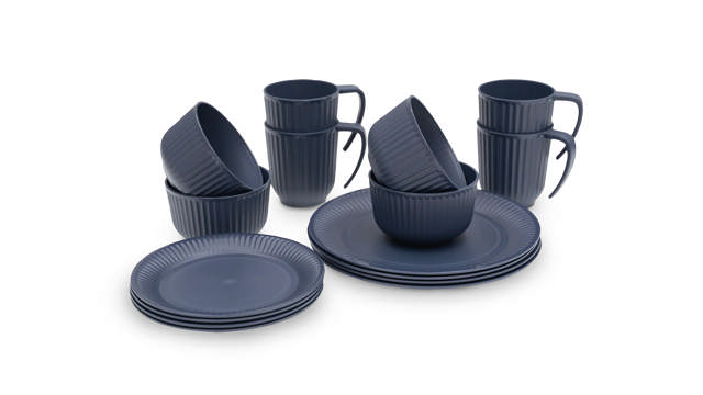 Delish Geschirrr-Set 4 Personen Navy Night