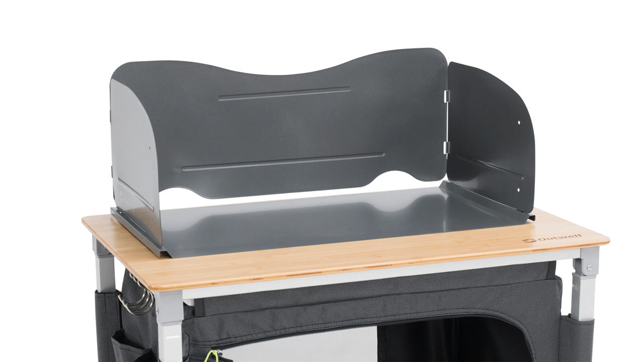 Värmediffusionsplatta och vindskydd