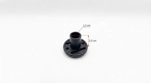 Stangenaufnahme – Größe – (1,5 x 2,5 cm)