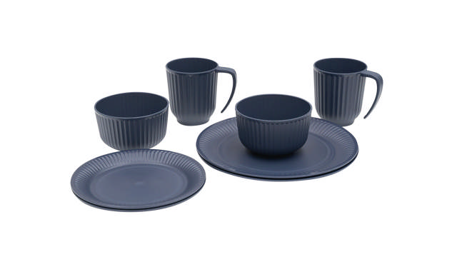 Delish Geschirrr-Set 2 Personen Navy Night