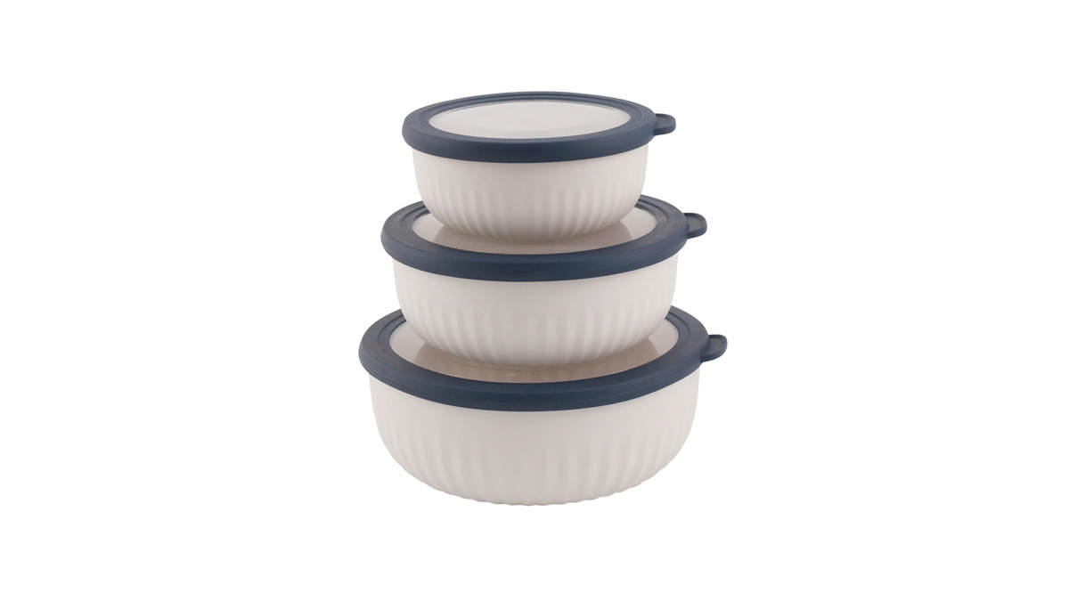 Cookout skålset med lock