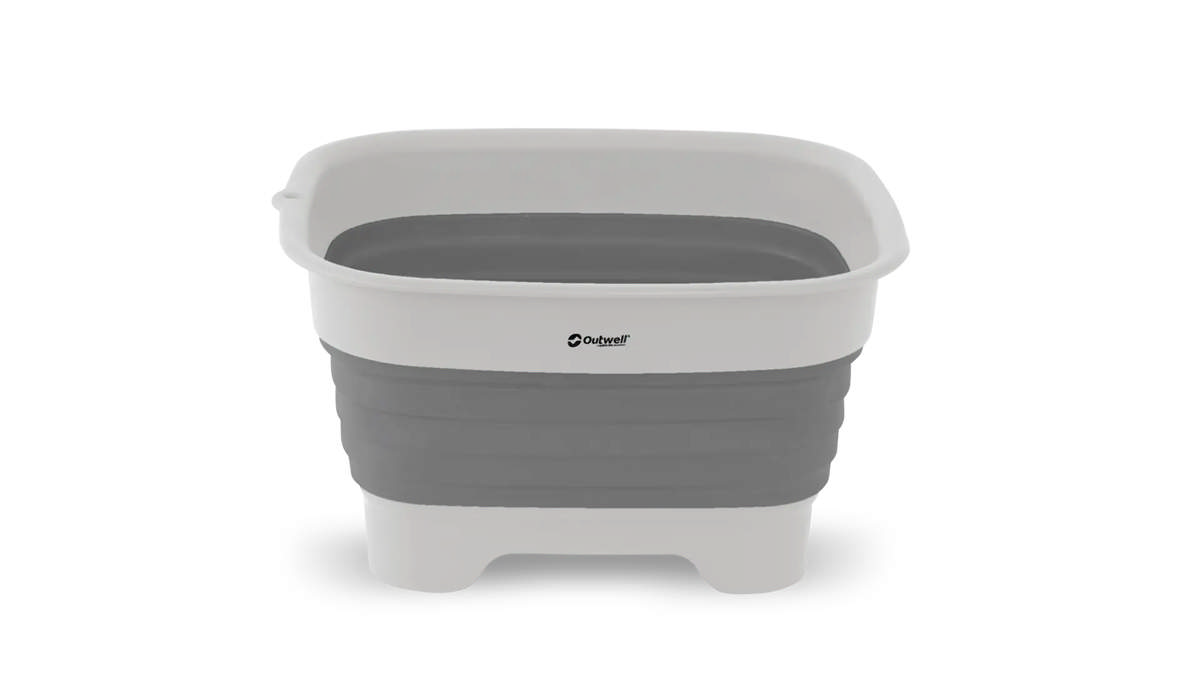 Collaps Wash Bowl w/drain Grey Mist
