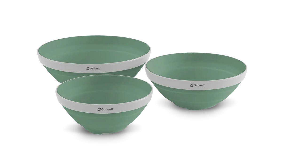 Collaps Bowl Set Shadow Green