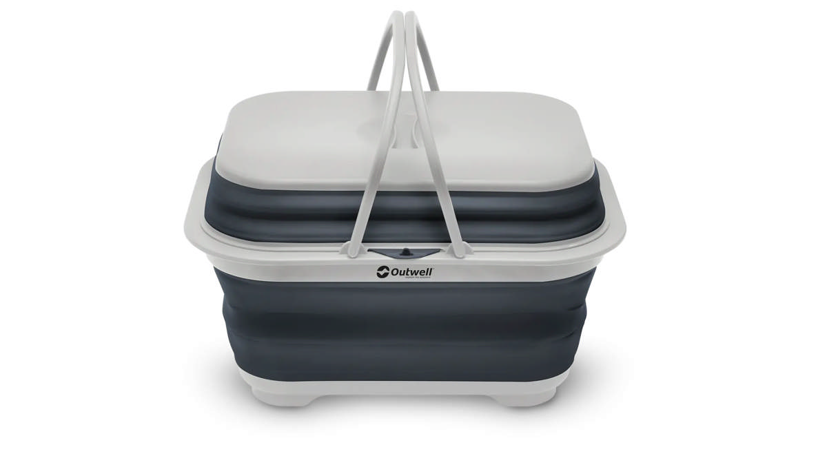 Collaps Washing Base w/handle & lid Navy Night