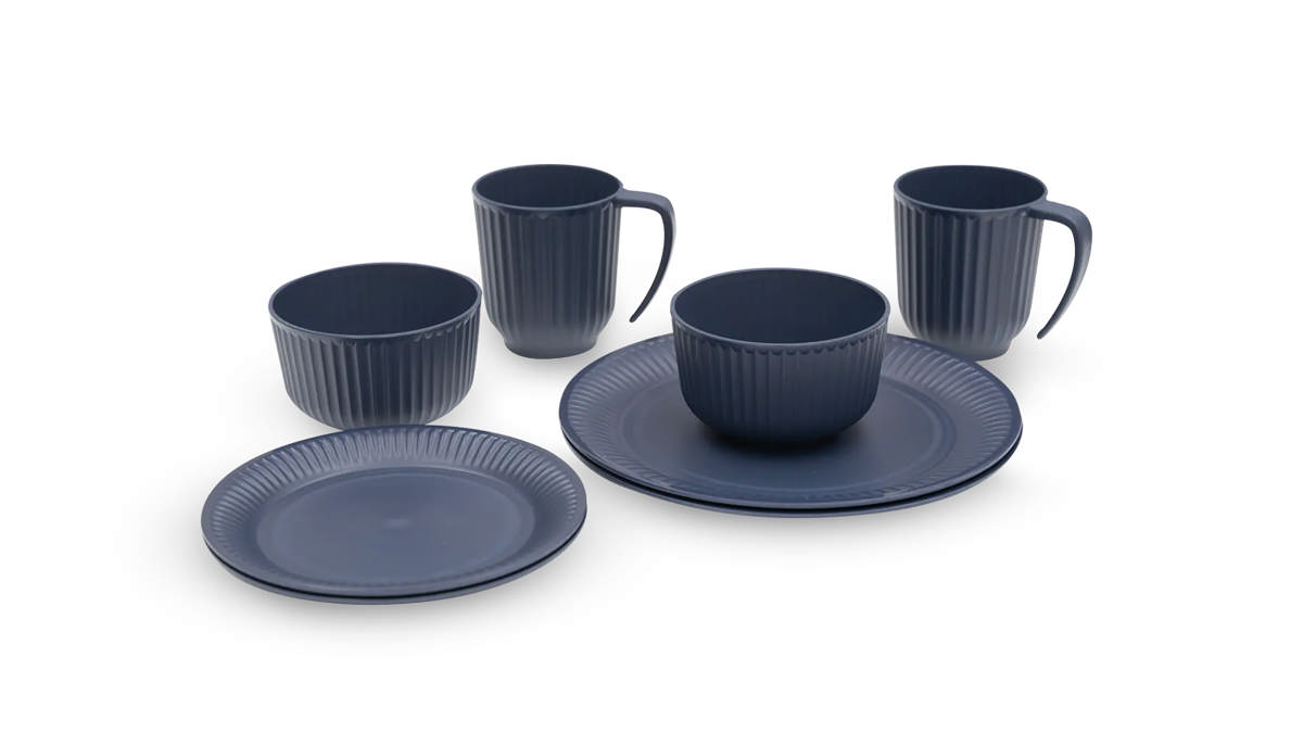 Delish 2 Person Dinner Set Navy Night