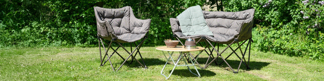 Gepolsterte Campingstühle