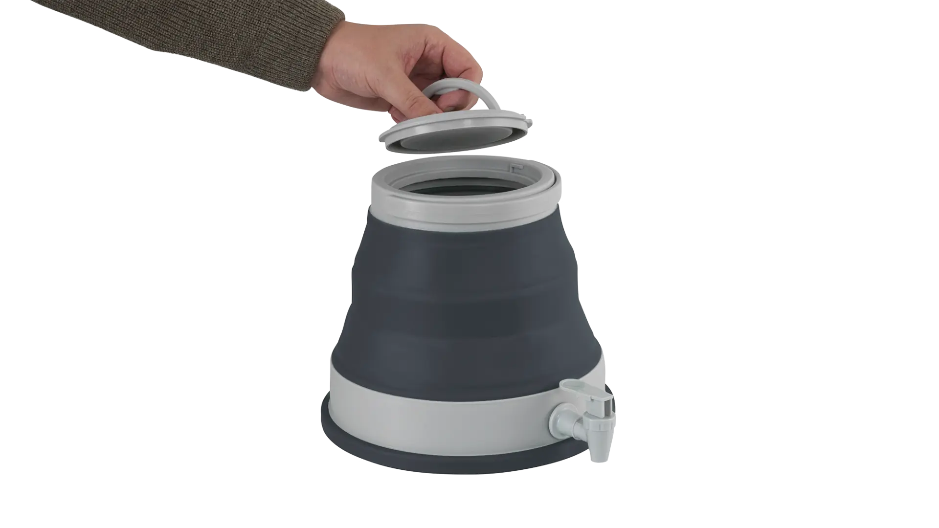 Seau à déchets Outwell Collaps avec poignée et couvercle – Camping Cocooning Seau à déchets Outwell Collaps avec poignée et couvercle – Camping Cocooning