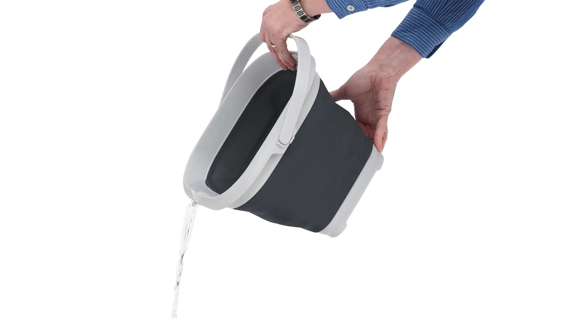 Outwell Seau avec couvercle pliable 7,5 L bleu marine foncé Outwell Seau avec couvercle pliable 7,5 L bleu marine foncé