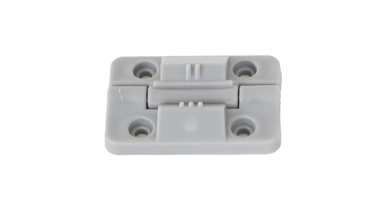 Fulmar Hinges, Gray Plastic