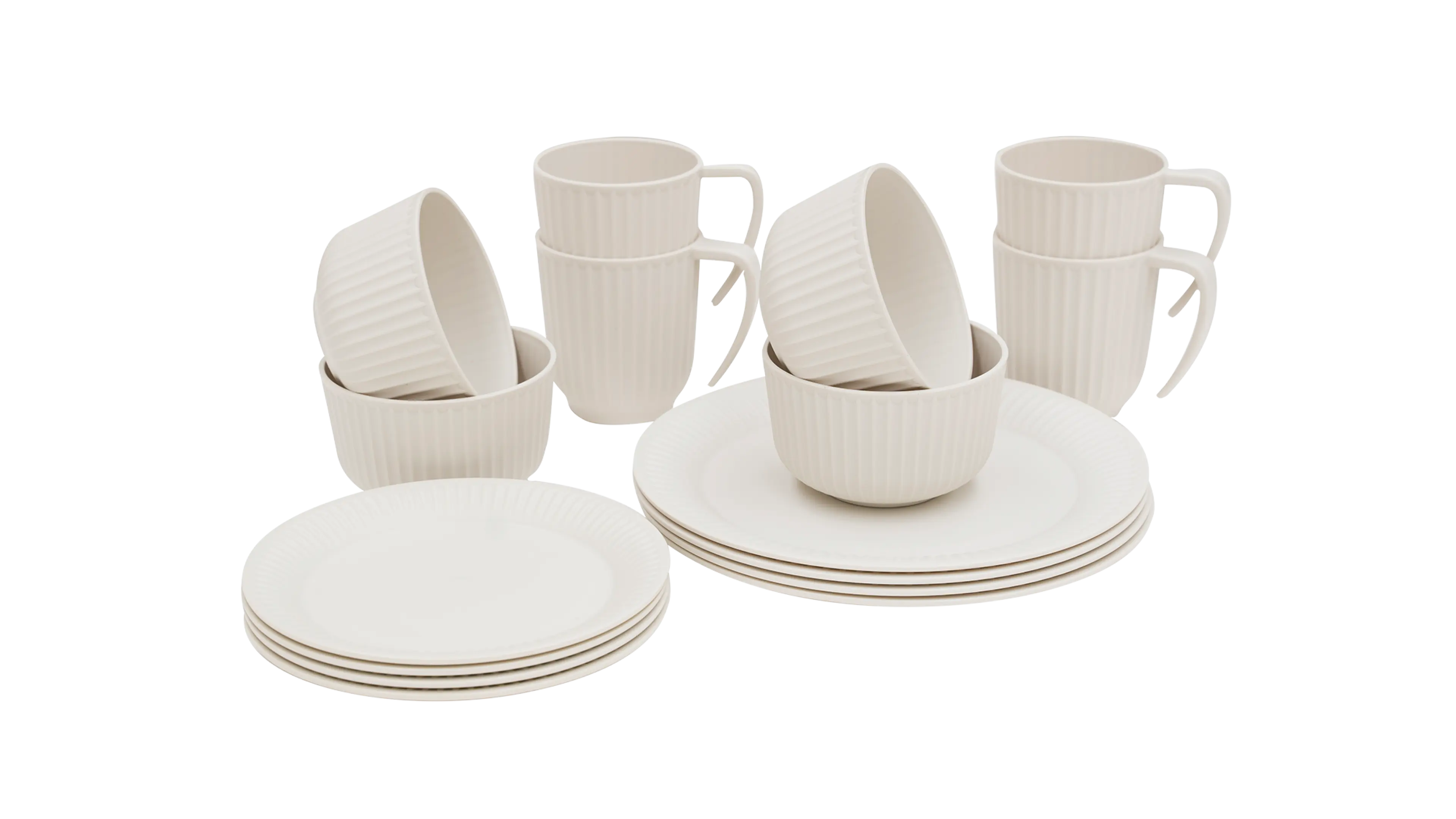 Delish service för 4 personer Sandstone