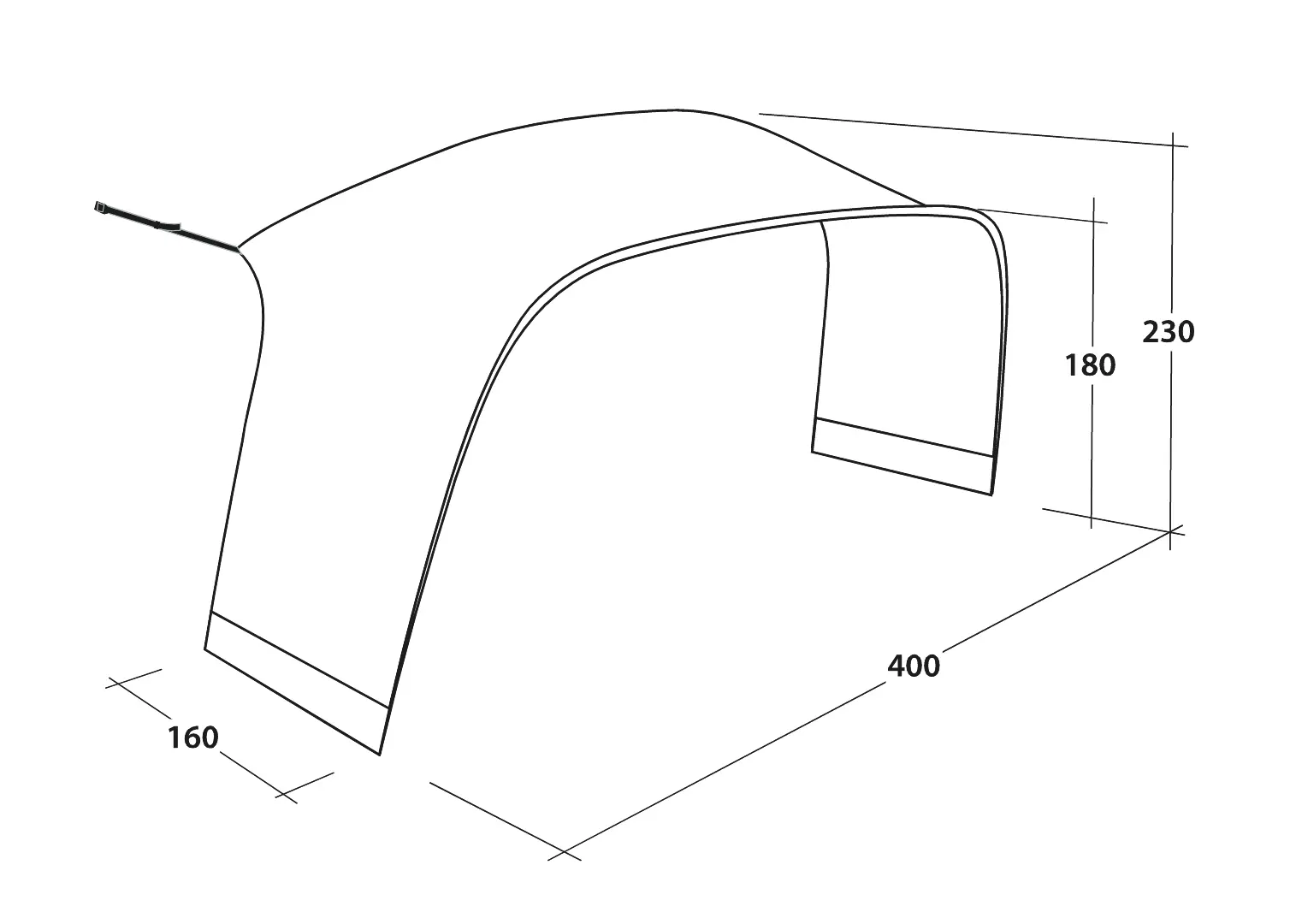 Wakefield XL Tent Connector
