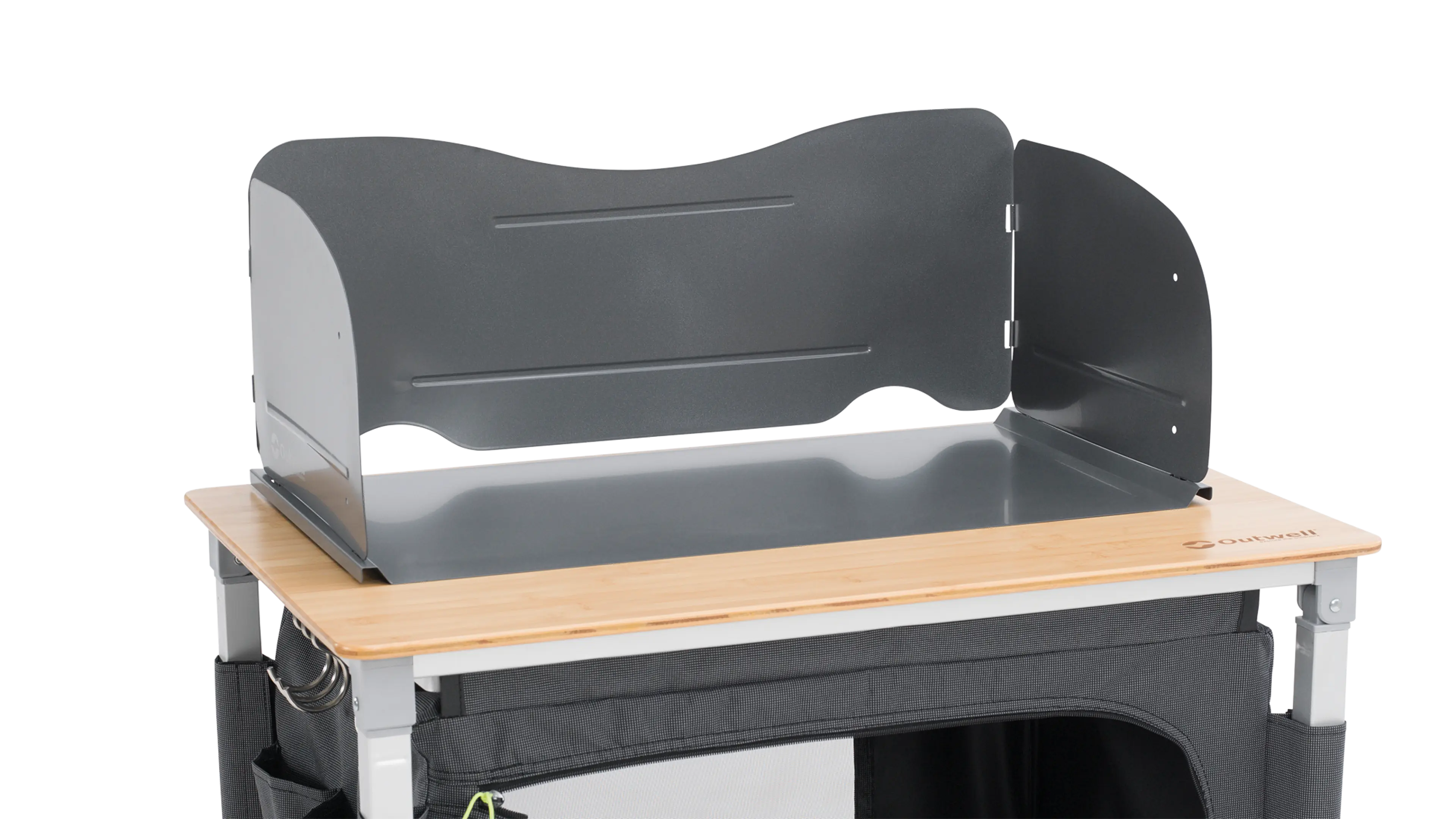 Värmediffusionsplatta och vindskydd