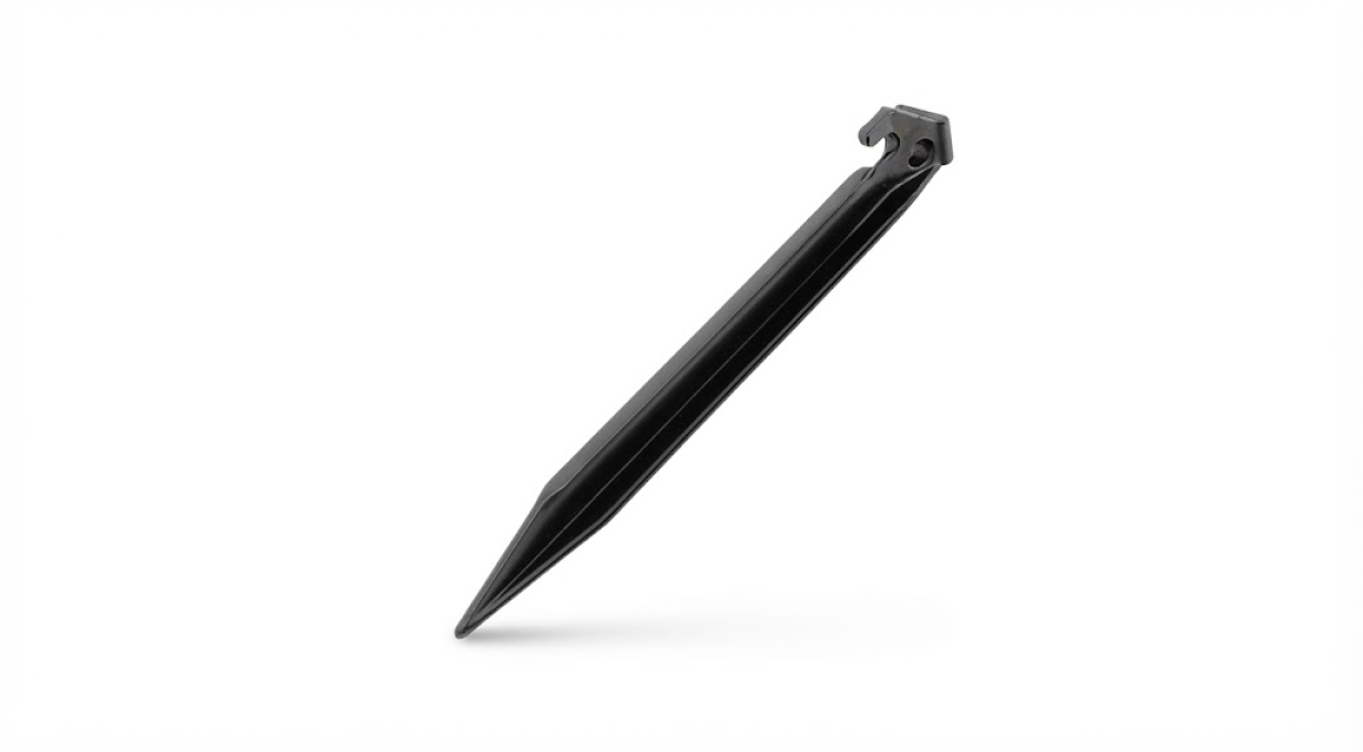 Black Plastic Peg