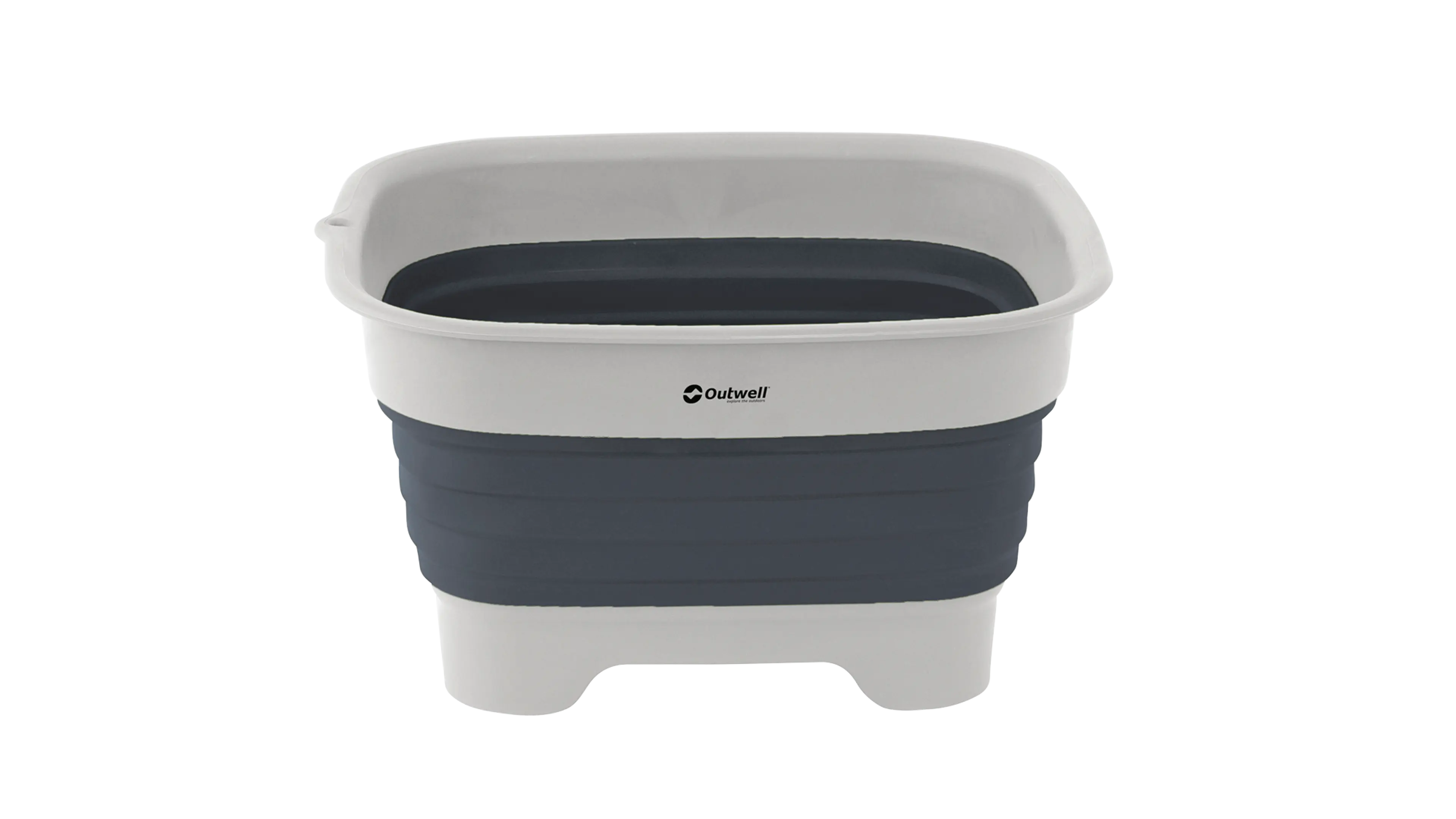 Collaps diskbalja med avlopp Navy Night