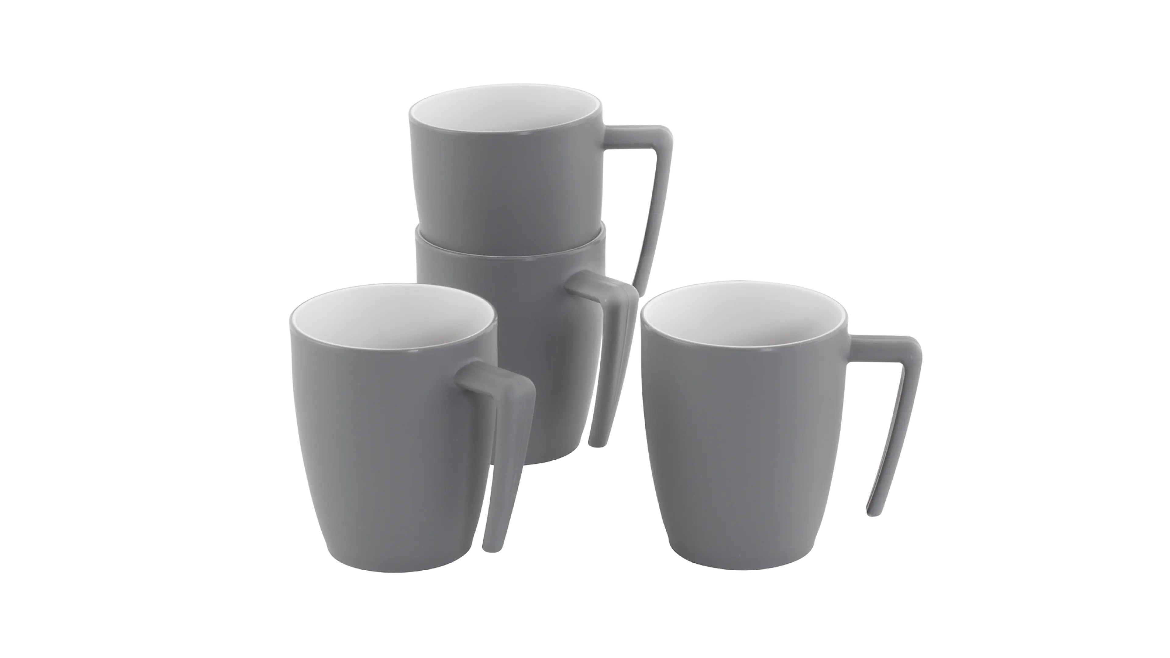 Gala muggset för 4 personer Grey Mist