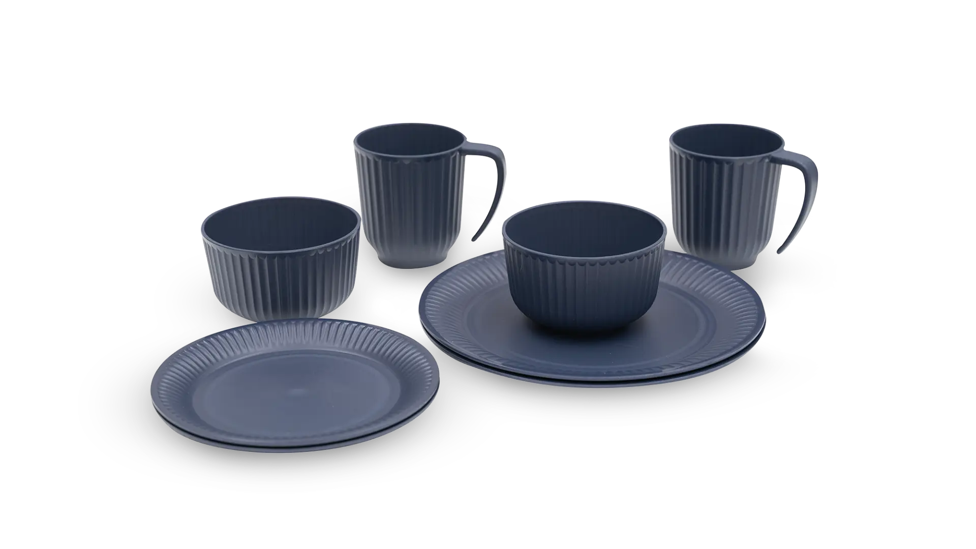 Delish 2 Person Dinner Set Navy Night
